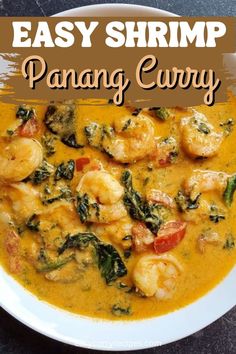 Easy Shrimp Panang Curry Thai Curry Recipes