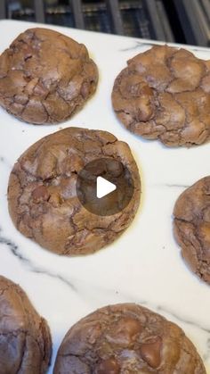 chocolate cookies on a baking sheet ready to be baked