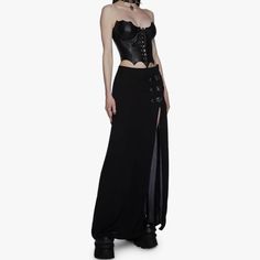 Dolls Kill Widow Twilight Doom Black Gothic Maxi Skirt. Nwt Size: Small Approx. Measurements Waist: 13” Length: 43” Dolls Kill, Maxi Skirt, Womens Skirt, Dolls, Skirt, Women Shopping, Black, Color