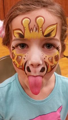 Kids Face Painting Easy, Easter Face Paint, Utah Pictures, Easy Face Painting Designs, Giraffe Face, Animal Face Paintings, Festival Face Paint, Painting Portfolio, Face Painting For Boys