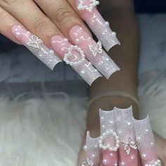 Nail Length, Rhinestone Bow, Nail Art Hacks