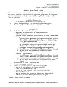 an outline for a research paper with the title and page numbers in english or spanish