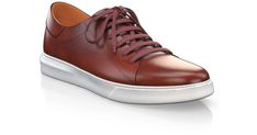 Men`s Sneakers are handcrafted by individual order. Upper material is made by leather, premium leather. Insole and lining materials - leather. Your new shoes will be handcrafted especially for you and delivered for free to your home or office in 1-2 weeks. Included option for free return and remake if the shoes do not fit.Only now all this is available at an exclusive price of $214.00.Proceed with you order now. Brown Slip-on Sneakers For Derby, Leather Business Sneakers With Removable Insole, Business Leather Sneakers With Removable Insole, Business Casual Custom Lace-up Sneakers, Casual Business Custom Lace-up Sneakers, Casual Business Lace-up Custom Sneakers, Brown Low-top Calf Leather Lace-up Shoes, Brown Calf Leather Low-top Lace-up Shoes, Low-top Leather Shoes With Removable Insole And White Sole