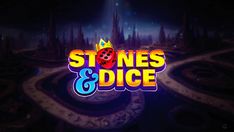 the logo for stone's and dice, which is featured in an animated video game