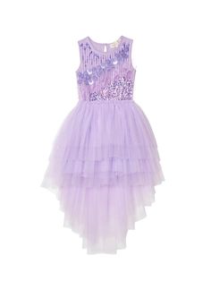 Step into a realm of glitz and glam with our Bellflower Tutu Dress in Pastel Lilac! This show-stopping dress features a tank-style bodice that dazzles with a glittering array of sequins, beads, and delicate ostrich feathers - crafting a mesmerising, bedazzled look. The high-low layered hem skirt adds a whimsical touch, flowing effortlessly as she twirls. With its perfect blend of girly allure and glamorous sparkle, this dress will make every moment feel like a dazzling celebration. Shipping and Shine Costume, Card Costume, Embellished Party Dress, Big Girl Dresses, Tutu Party, Gala Party, Pastel Lilac, Queen Costume, Ballet Costumes