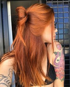 Red Orange Hair, Woman With Red Hair, Copper Red Hair, Fall Hair Color Trends, Beautiful Red Hair, Long Red Hair, Trendy Hair Color