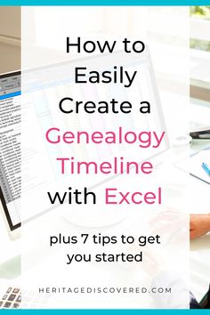 Person typing information into a spreadsheet Genealogy Search, Genealogy Websites, Genealogy Resources, Genealogy Free, Ancestry Genealogy, History Timeline, Genealogy Research, Family History, Genealogy