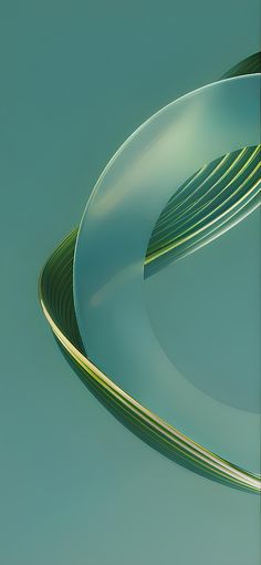 an abstract green and blue background with curved lines in the bottom right corner, as well as on the left side