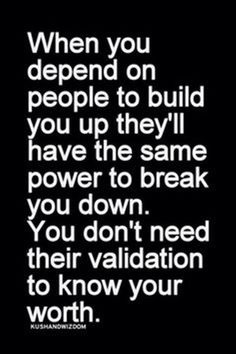 a quote that says when you spend on people to build you up they'll have the same power to break you down