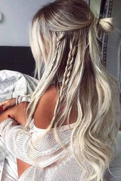 Cute Everyday Hairstyles, Two French Braids, French Braids, Beautiful Hairstyle, Peinados Fáciles Para Cabello Corto, Summer Hair Color For Brunettes, Long Blonde, Short Hairstyle, Summer Hair Color