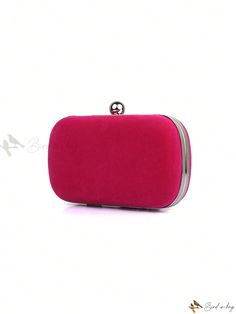 Bird in Bag - Womens Elegant Velvet Clutch Bag - Hard Shell Evening Bag for Formal Occasions, Stylish and Versatile - Perfect for Evening Dresses, Cheongsams, and Formal Attires - Exquisite Trapezoidal Rhinestone-Encrusted Hand Clutch Pink Formal Pouch Box Bag, Pink Pouch Box Bag For Formal Occasions, Pink Formal Clutch Box Bag, Elegant Pink Rectangular Clutch, Pink Rectangular Shoulder Bag For Formal Occasions, Pink Formal Shoulder Bag Rectangular Case, Pink Rectangular Pouch For Formal Occasions, Pink Rectangular Formal Shoulder Bag, Pink Rectangular Evening Pouch