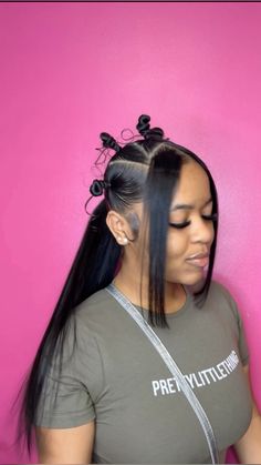 Bantu Knot Ponytail Hairstyles, Bantu Knots Ponytail, Bantu Knots With Ponytail And Bangs, Bantu Ponytail, Bantu Knots With Ponytail, Bantu Knots With Braids, Bantu Knots Hairstyles, Bantu Knot Styles, Cute Weave Hairstyles