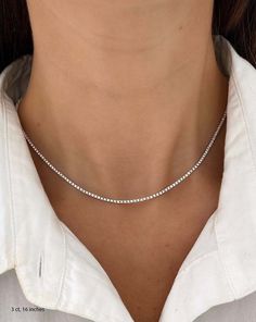 The Classic Diamond Tennis Necklace is a must-have item for your jewelry collection. Versatile enough to be worn from day to night, this iconic piece will never go out of style. We are excited to now offer this style in 4 different carat weights and 2 different lengths! Normal Body Temperature, Necklace Length Guide, Bracelet Size Chart, Diamond Tennis Necklace, Kids Rings, Kids Bracelets, Size Chart For Kids, Kids Earrings, Tennis Necklace