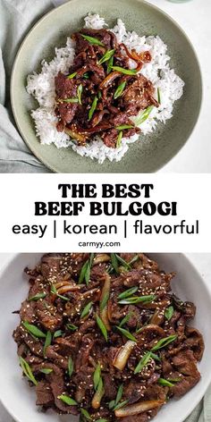 the best beef bulgoi recipe is easy and flavorful