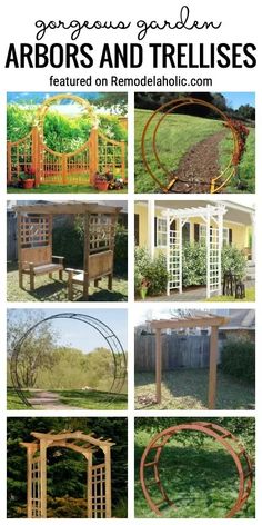 garden arbors and trelliss featured on remodelaholico com