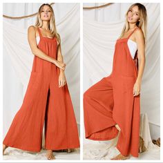 Angela Solid Fabulous Wide Leg Jumpsuit -Cotton Gauze Solid Fabric -Strap Shoulder And Self Tie Back -Straight Neck -Front Out Pockets -Open Back With Elastic Waist - 100% Cotton Listing Is For The Black Learn More Casual Fall Summer Spring Boho Hippie 60's 90's 70's Beachy Western Pool Coachella Festival Birthday Gift Resort Bohemian Retro Vintage Johnny Was Vacation Gypsy Spell Vici Arnhem Anthro Anthropologie Madewell Free People Faithful Love Lemons Mumu Wildfox Reformation Revolve Zara Dres Adjustable Straps Jumpsuit Overalls For Loungewear, Overall Jumpsuits And Rompers With Adjustable Straps For Loungewear, Summer Wide Leg Jumpsuit With Suspenders, Beach Wide-leg Jumpsuits And Rompers With Pockets, Beach Wide Leg Jumpsuits And Rompers With Pockets, Beach Wide Leg Jumpsuits With Pockets, Tweed Romper, Parisienne Chic, Boho Jumpsuit