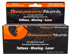 two boxes of tattoos waxing cream for men with orange and black designs on them