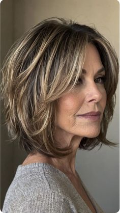 Ideas For Graying Hair, Bob Haircuts For Women Over 60 With Fine Hair, Over 60 Bob Hairstyles For Women, Medium Bobs Haircuts, Fab Mood Inspiration Hair, Medium Bob Haircut For Fine Hair Shoulder Length Over 50, Long Hair For Older Women Over 50, Hair Styles For Over 50 Women 2024, Bob Hairstyles For Thick Hair Over 50