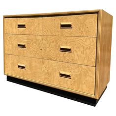 a large wooden dresser with four drawers