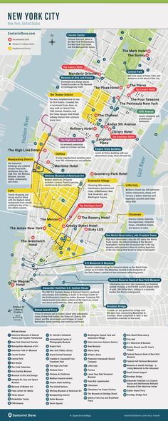 the new york city where to stay map