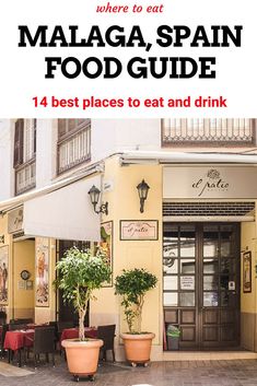 there is a sign that says, where to eat in the malla spain food guide