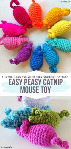 crochet pattern for easy peasy catnip toy