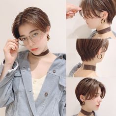 Tomboy Hair, Tomboy Haircut, Tomboy Hairstyles, Short Hair Tomboy, Short Grunge Hair, Korean Short Hair, Asian Short Hair, Shot Hair Styles, Edgy Hair