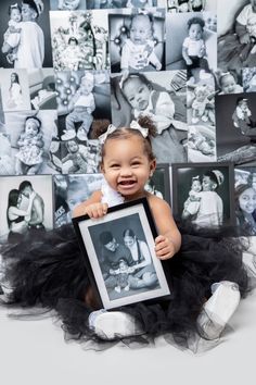 1st Birthday Girl Photoshooting Black, 1 Year Photo Shoot Ideas, Babygirl First Birthday Photoshoot, 1 Yr Picture Ideas One Year Old, 6 Month Photo Shoot Babygirl, Things To Do At 1st Birthday Party, Babies First Birthday Ideas, Halfway To One Photoshoot, One Year Old Birthday Photoshoot