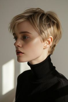 25 Very Short Haircut Styles That You'll Love Functional Hairstyles, Straight Pixie Cut, Shaved Pixie, Classic Pixie, Fine Flat Hair, 2024 Hairstyles, Short Haircut Styles