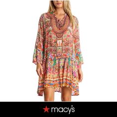 in stock Spring Tunic Dress With Vibrant Print, Pleated Short Dress, Short Dress, Short Dresses, Pick Up, In Store, Buy Online, Silk, Clothes For Women