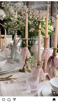 From Salina Maria Home Easter Appetizer Ideas, Easter Table Ideas, Easter Appetizer, Luxury Easter, Vintage Easter Decor, Candle Arrangements, Appetizer Ideas, Easter Floral, Spring Plants