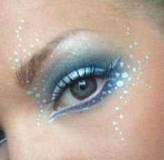 Mermaid Inspiration, Fantasy Make-up, Mermaid Halloween Costumes, Water Fairy, Mermaid Halloween, Makeup Tutorial Eyeshadow, Hooded Eye Makeup, Beauty Make-up, Fairy Makeup