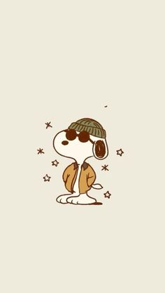 a cartoon dog wearing sunglasses and a hat with stars on it's head, standing in