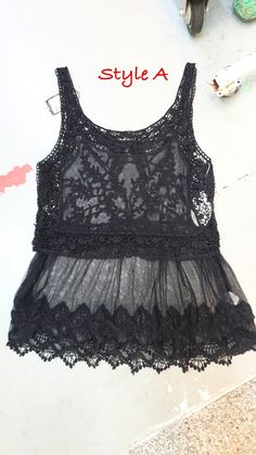 Boho sheer lace tank. Could be worn over a tube top, swimsuit, tank top. See Through. 100% cotton. 5 colors. NOTE: if you choose Dhl express shipping please select top with Dhl express and sent me a message about the color. It will reach you in 3-5 days!! Note: Black color is different shape and lace style. Measurements: of a black lace top Bust 32 stretch up to 40 inches. Length 22 inches. Measurements: of other 4 colors. Best Fit Size S-M. Length: 26 inches. but white is 28.5 inches. Bust Free Boho Lace Top, Top In Pizzo, Cream Lace Top, Swim Suit Cover, Cream Top, Romantic Lace, Boho Lace, Black Lace Tops, Lace Fashion