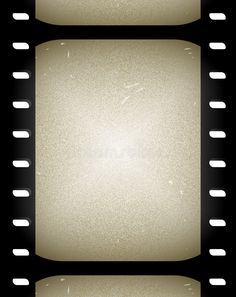 an old film strip with white paper on it royalty illustration