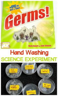 a package of germs hand washing science experiment