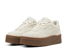 Puma Karmen II Idol Platform Sneaker - Women's - Free Shipping | DSW Platform Puma, Puma Sneakers Womens, White Platform Sneakers, Michael Kors Fashion, Sneakers Womens, White Platform, Puma Sneakers, Nike Fashion, Platform Sneaker