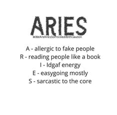 the words aries are written in black and white on a white background with an image of