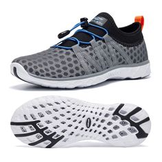 PRICES MAY VARY. Comfortable and skin-friendly mesh upper provides excellent breathability, keeping your feet cool and dry. Lightweight water drain outsole quickly drains the water from the water shoes, providing the possibility of flexible mobility in the water. Slip-on design provides convenience when you put on or off your water shoes, which significantly improves your wearing experience. Constructed with a rubber sole for excellent traction, maintaining dependable stability in the wettest of Fishing Shoes, Kids Winter Boots, Water Drain, Comfortable Mens Shoes, Water Shoes For Men, Comfort Shoes Women, Shoe Insoles, Water Activities, Water Shoes