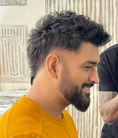 Dhoni Hairstyle New, Msd Hairstyle, Fohawk Haircut Fade Mullet, Long Faux Hawk Men, Men's Fohawk Haircut, Men’s Mohawk Hairstyles, Faded Mohawk Men, Men’s Mohawk Fade, Mohawk Hairstyles Men Faded