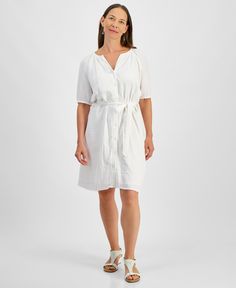 in stock Michael Kors Coats, White Summer Dresses, Family Women, Sneaker Dress Shoes, Tall Jeans, Maternity Shops, White Dress Summer, Men's Beauty, White Summer