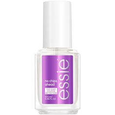 the art of the manicure perfected from america's nail salon expert: high performance essie top coats, base coats and treatments, for every detail of your manicure, the perfect compliment to any essie nail polish color.bring the salon experience home with essie no chips ahead, our protective top coat formula that seals in color for a smooth and glossy finish that helps protect against peeling and tip wear. the result: a brilliantly glossy, chip-resistant manicure. for the perfect manicure, apply Essie Top Coat, Essie Nail Polish Colors, America Nails, Top Coat Nail Polish, Essie Polish, Shine Nails, Clear Nail Polish, White Nail Polish, Essie Nail Polish