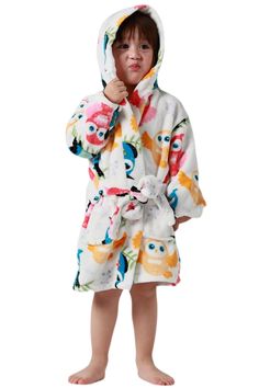 PRICES MAY VARY. The toddler bathrobe is made of high quality polyester material, which is super soft, comfortable, warm and absorbent without any harm to kid's skin. The warm material and the hooded design protects your child from cold. High-quality robe for your kid's comfort and cute cartoon design bring your kids a lot fun.The kids hooded robes have various colors for choosen. Choose the favourite color for your kids. Every pattern would be pretty loved by kids. Classic Kimono design and lig Toddler Bathrobe, Flannel Robe, Girls Robes, Kimono Design, Hooded Robe, Presents For Kids, Baby Warmer, Boys Hoodies, Sleepwear Robe