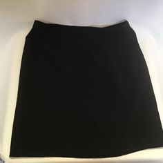 Nwt Ann Taylor Black Skirt 14 Petites Color : Black Size : 14p New With Tags Black Lined Skort For Office, Black Pencil Skort With Lined Skirt, Black Skort For Workwear, Black Skort For Office, Elegant Black Pencil Skirt Shaped Skort, Classic Black Lined Pencil Skirt, Black Office Skort, Classic Fitted Black Skort, Office Black Lined Skort