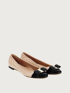 Varina ballet flat - Shoes - Women - Salvatore Ferragamo UK Ferragamo Ballet Flats, Black Ballet Flats, Ballerina Flats, Perfect Shoes, Ballerinas, Salvatore Ferragamo Flats