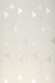 an abstract wallpaper with white triangles and lines on the bottom, in shades of beige