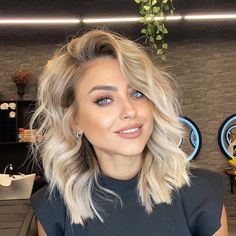 Short Blonde Haircuts Thick Hair, Blonde Hair Color Ideas Medium Length Straight, Long Bob Hairstyles For Thick Hair Shoulder Length Wavy Lob, 2024 Blonde Hair Trends For Women, Blonde Layered Lob, Medium Length Haircut For Fine Hair Round Face, Short Medium Blonde Hair, Long Bob Side Part, Haircuts For Summer