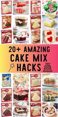 20 + amazing cake mix hacks to make the perfect dessert for valentine's day