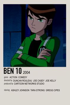 an advertisement for ben 10 from the cartoon network