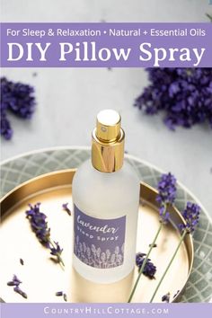 Bedtime Relaxation, Lavender Sleep Spray, Mattress Spray, Linen Spray Recipe, Lavender Pillow Spray, Essential Oil Spray Recipes, Printable Gift Labels, Lavender Sleep, Lavender Linen Spray